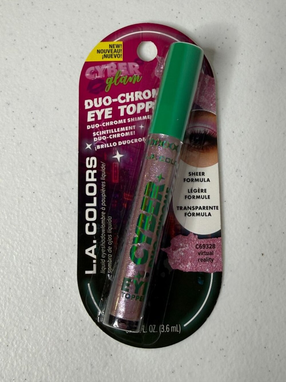 LA Colors Cyber Glam Duo Chrome Eye Topper Virtual Reality